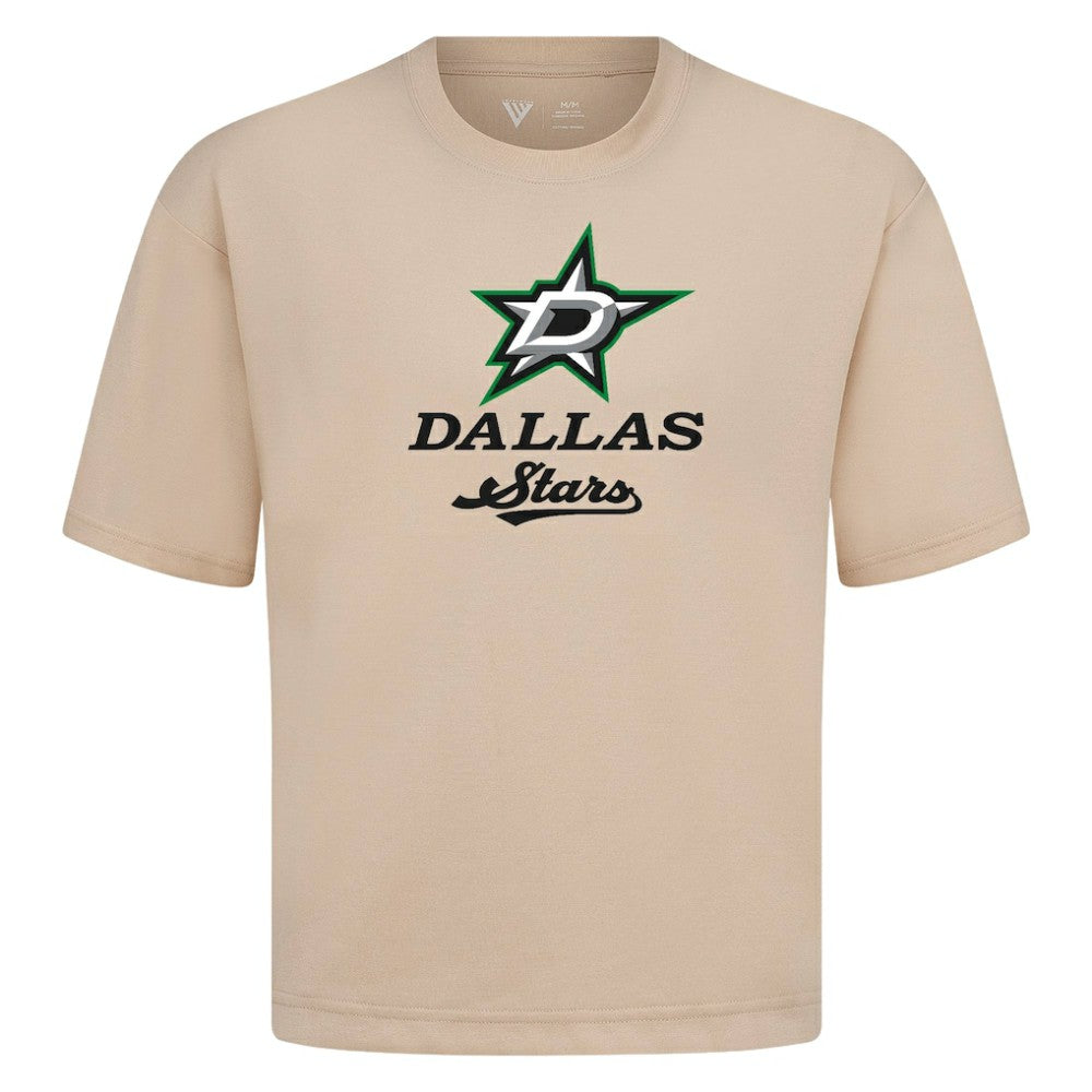 NHL Dallas Stars Levelwear Team Surge Luxe Signature Knit T-Shirt - Khaki