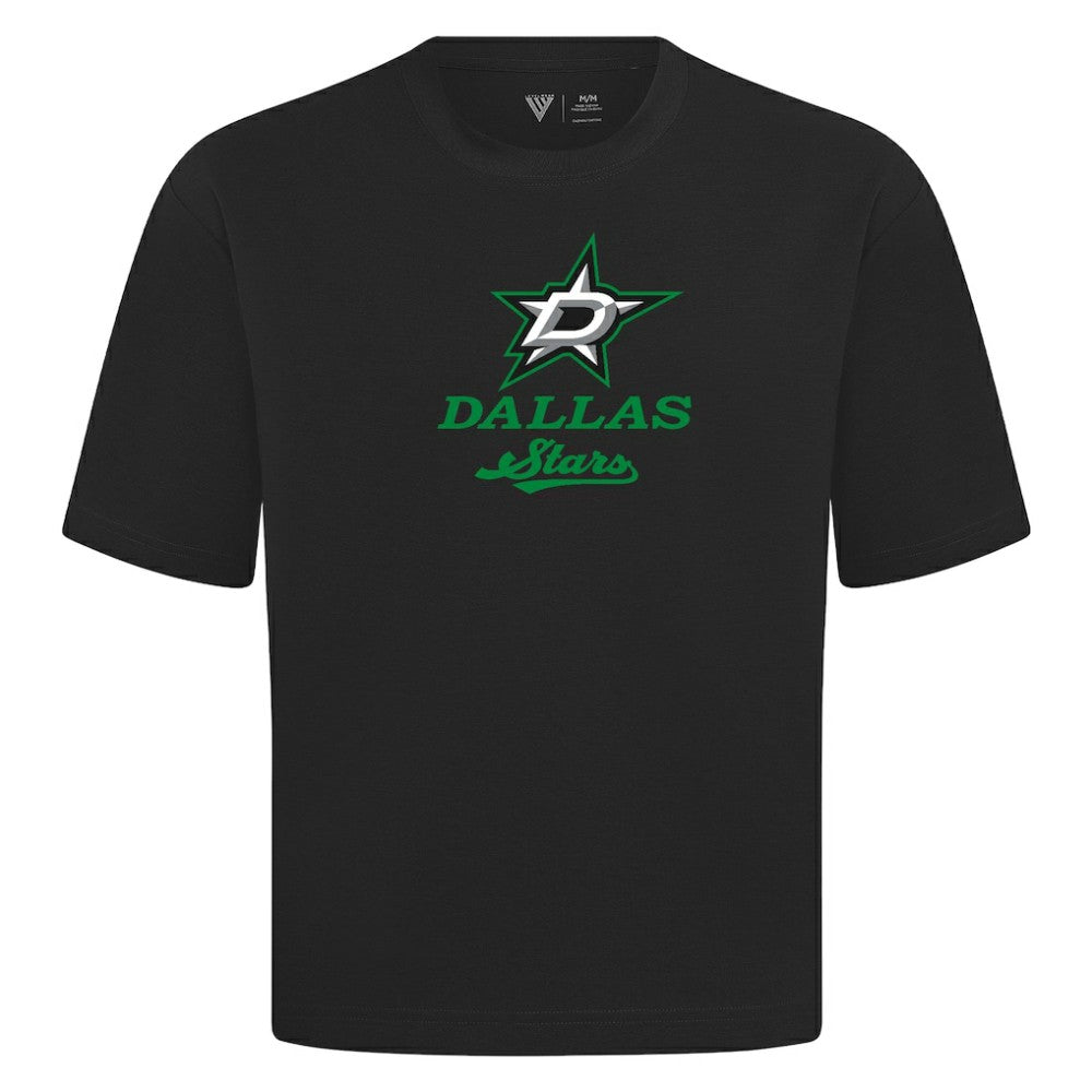 NHL Dallas Stars Levelwear Team Surge Luxe Signature Knit T-Shirt - Black