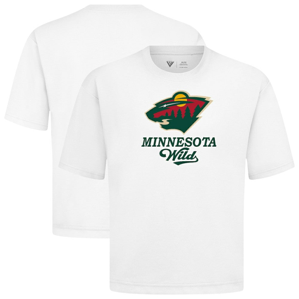NHL Minnesota Wild Levelwear Team Surge Luxe Signature Knit T-Shirt - White