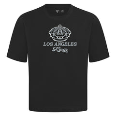 NHL Los Angeles Kings Levelwear Team Surge Luxe Signature Knit T-Shirt - Black