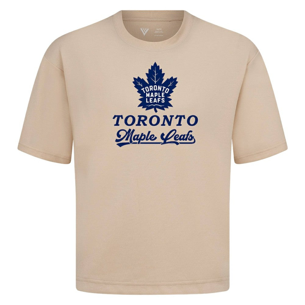 NHL Toronto Maple Leafs Levelwear Team Surge Luxe Signature Knit T-Shirt - Khaki