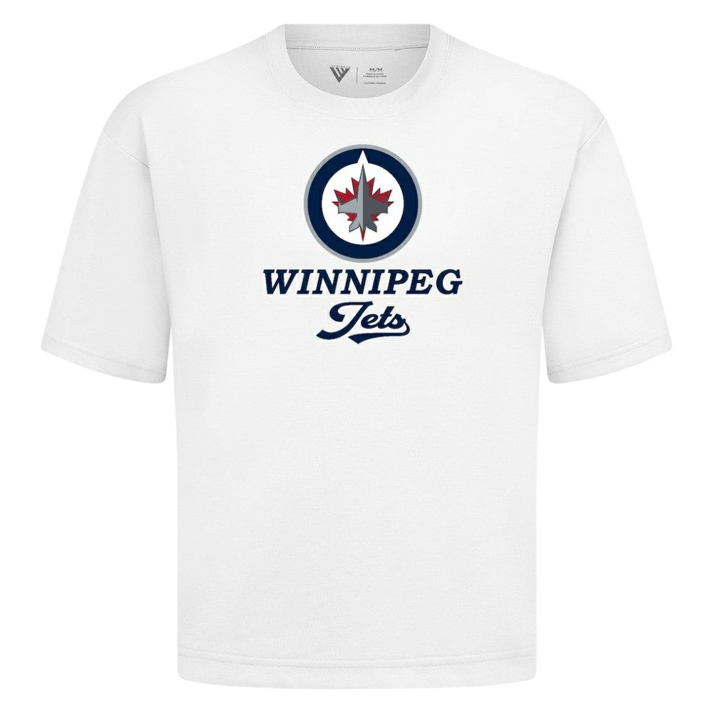 NHL Winnipeg Jets Levelwear Team Surge Luxe Signature Knit T-Shirt - White