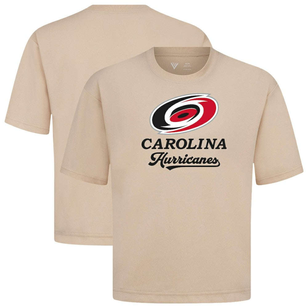 NHL Carolina Hurricanes Levelwear Team Surge Luxe Signature Knit T-Shirt - Khaki