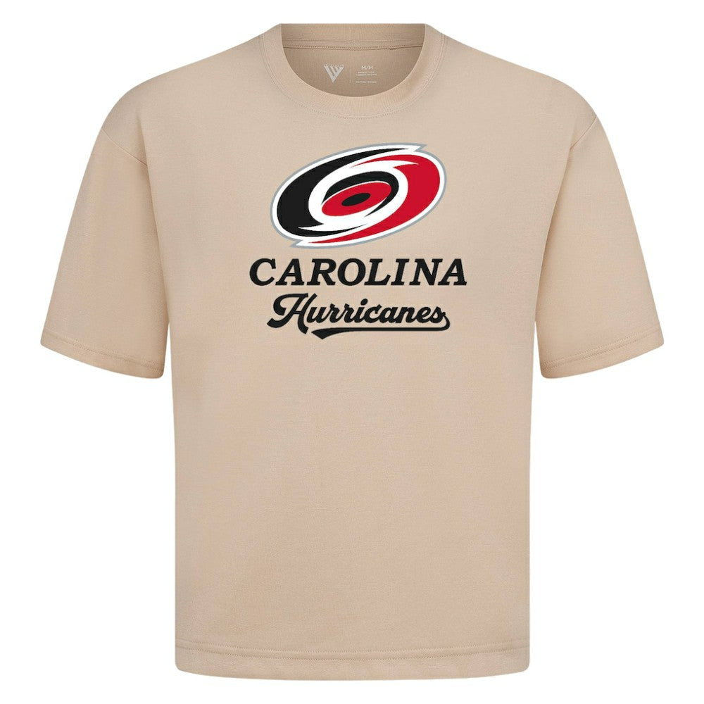 NHL Carolina Hurricanes Levelwear Team Surge Luxe Signature Knit T-Shirt - Khaki