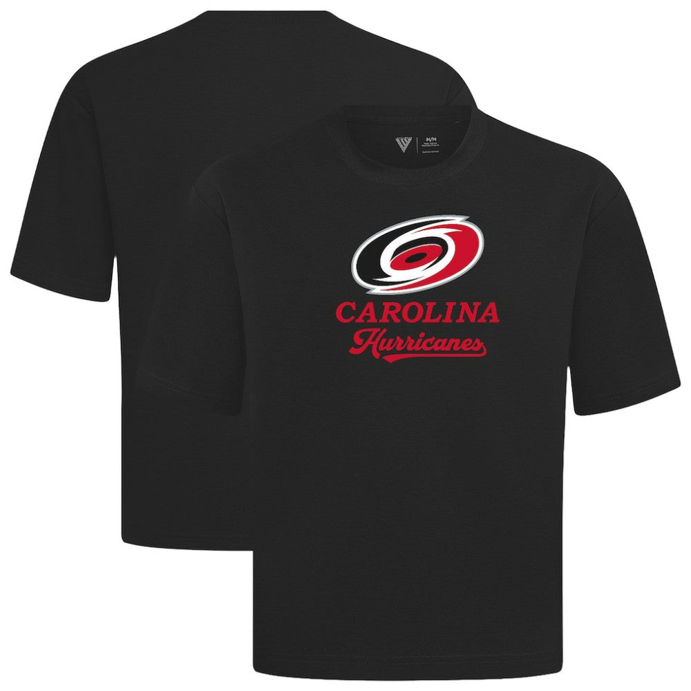 NHL Carolina Hurricanes Levelwear Team Surge Luxe Signature Knit T-Shirt - Black