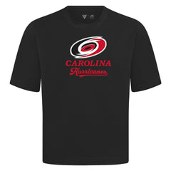 NHL Carolina Hurricanes Levelwear Team Surge Luxe Signature Knit T-Shirt - Black