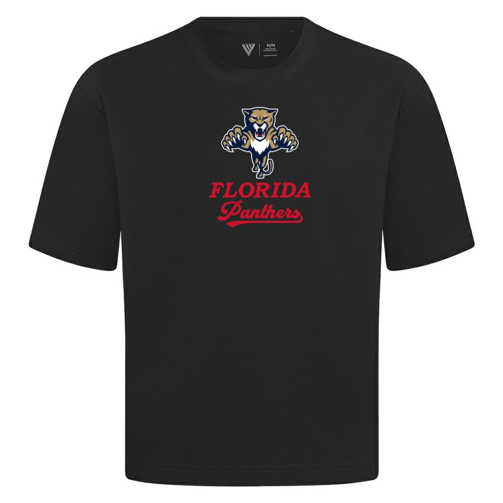 NHL Florida Panthers Levelwear Team Surge Luxe Signature Knit T-Shirt - Black