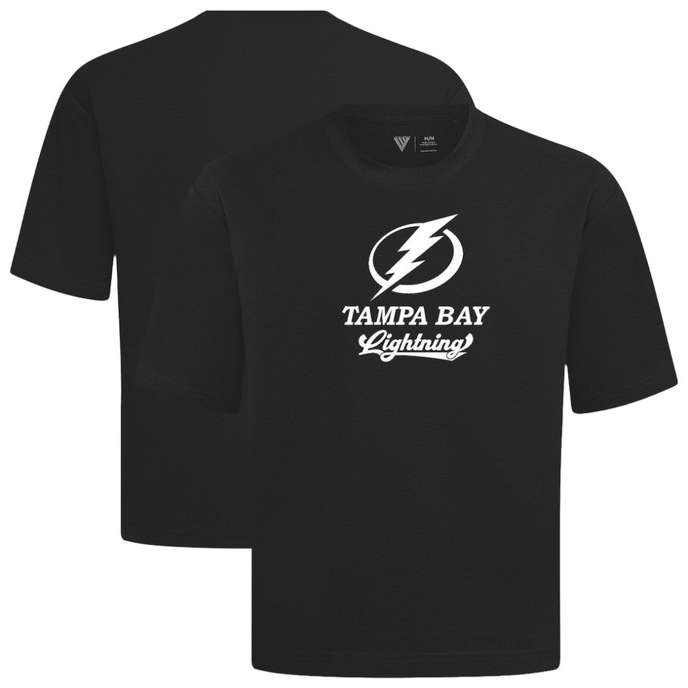 NHL Tampa Bay Lightning Levelwear Team Surge Luxe Signature Knit T-Shirt - Black
