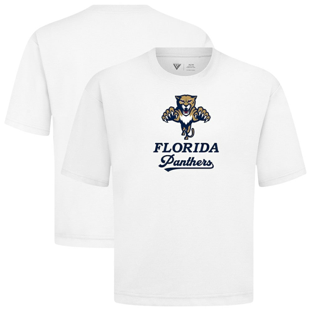 NHL Florida Panthers Levelwear Team Surge Luxe Signature Knit T-Shirt - White