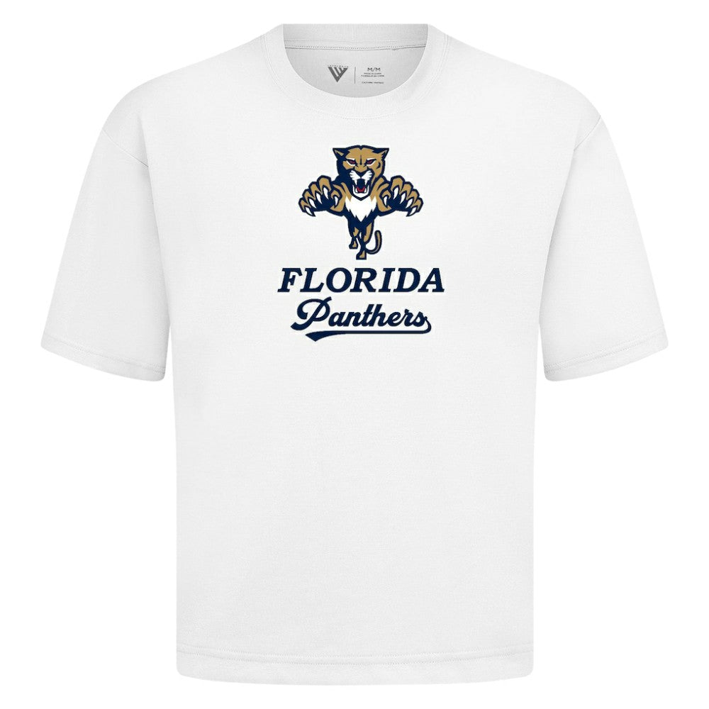 NHL Florida Panthers Levelwear Team Surge Luxe Signature Knit T-Shirt - White