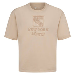 NHL New York Rangers Levelwear Shadow Surge Luxe Signature Knit T-Shirt - Khaki