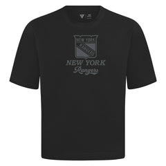 NHL New York Rangers Levelwear Shadow Surge Luxe Signature Knit T-Shirt - Black