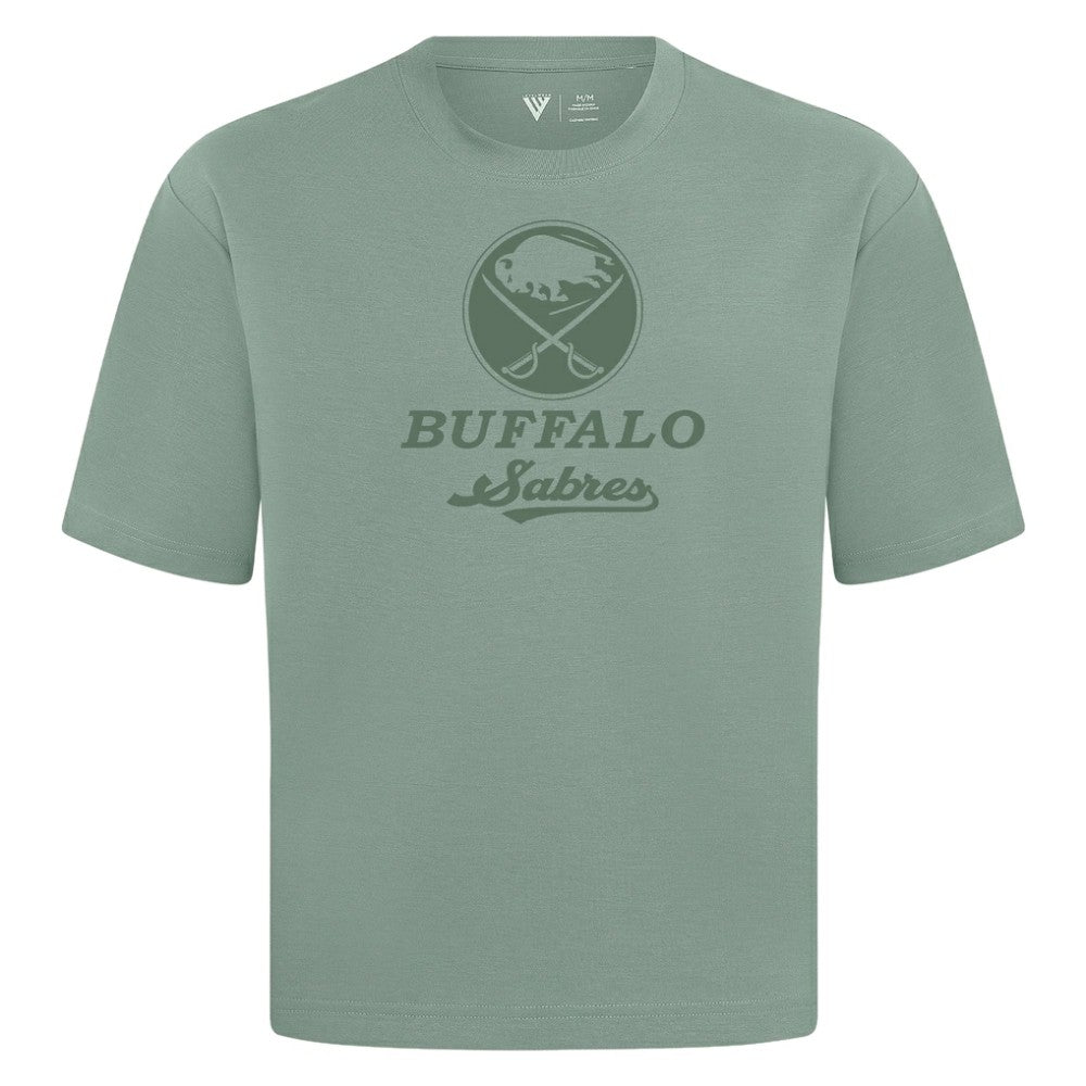 NHL Buffalo Sabres Levelwear Shadow Surge Luxe Signature Knit T-Shirt - Green
