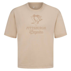 NHL Pittsburgh Penguins Levelwear Shadow Surge Luxe Signature Knit T-Shirt - Khaki