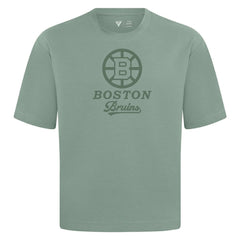 NHL Boston Bruins Levelwear Shadow Surge Luxe Signature Knit T-Shirt - Green
