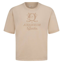 NHL Anaheim Ducks Levelwear Shadow Surge Luxe Signature Knit T-Shirt - Khaki