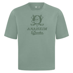 NHL Anaheim Ducks Levelwear Shadow Surge Luxe Signature Knit T-Shirt - Green