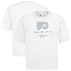 NHL Philadelphia Flyers Levelwear Shadow Surge Luxe Signature Knit T-Shirt - White