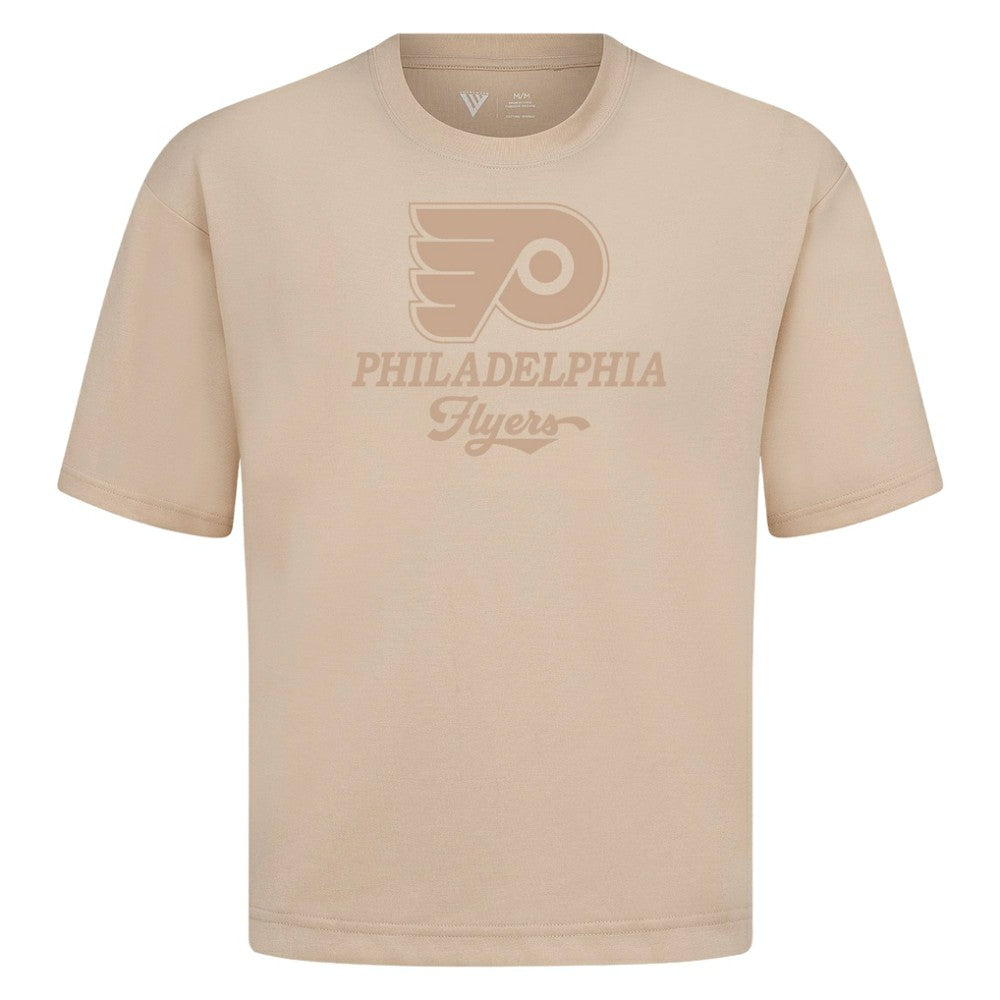 NHL Philadelphia Flyers Levelwear Shadow Surge Luxe Signature Knit T-Shirt - Khaki