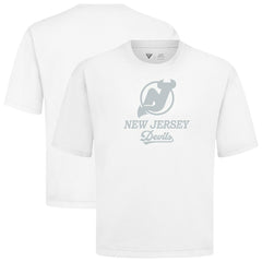 NHL New Jersey Devils Levelwear Shadow Surge Luxe Signature Knit T-Shirt - White