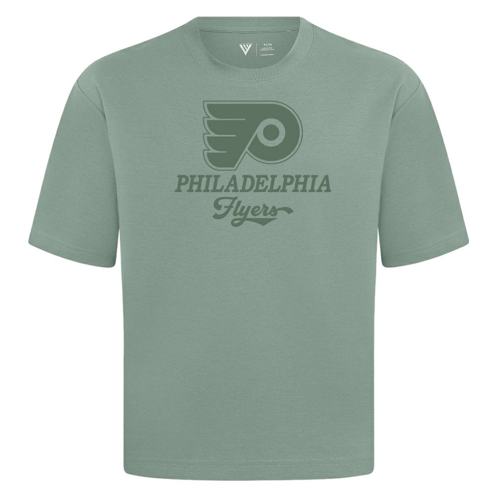 NHL Philadelphia Flyers Levelwear Shadow Surge Luxe Signature Knit T-Shirt - Green