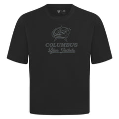 NHL Columbus Blue Jackets Levelwear Shadow Surge Luxe Signature Knit T-Shirt - Black