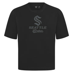 NHL Seattle Kraken Levelwear Shadow Surge Luxe Signature Knit T-Shirt - Black