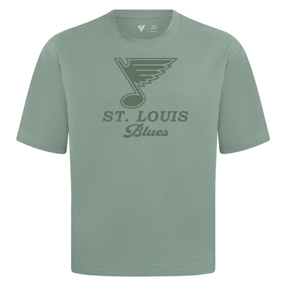 NHL St. Louis Blues Levelwear Shadow Surge Luxe Signature Knit T-Shirt - Green