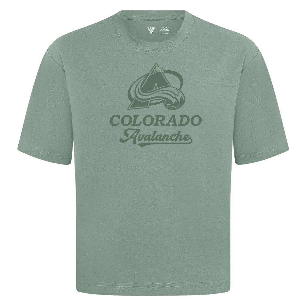 NHL Colorado Avalanche Levelwear Shadow Surge Luxe Signature Knit T-Shirt - Green
