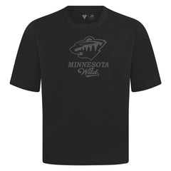 NHL Minnesota Wild Levelwear Shadow Surge Luxe Signature Knit T-Shirt - Black