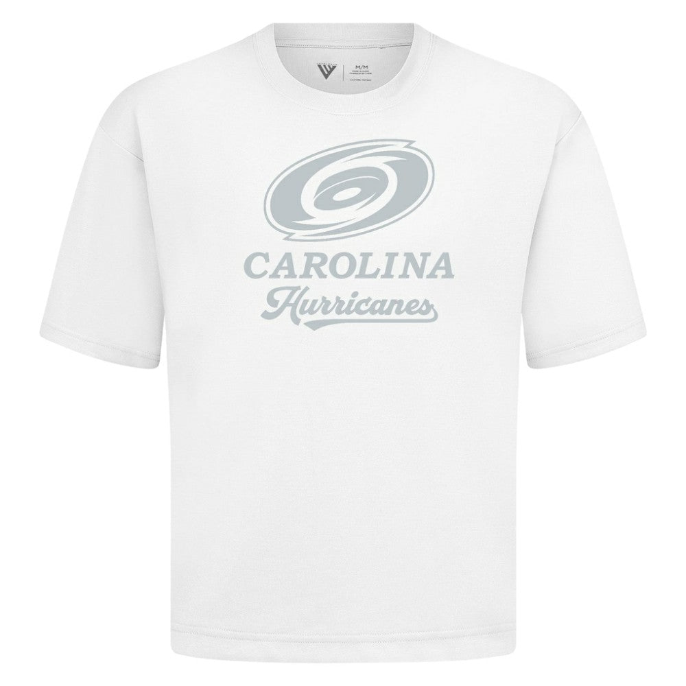 NHL Carolina Hurricanes Levelwear Shadow Surge Luxe Signature Knit T-Shirt - White