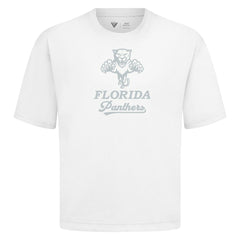 NHL Florida Panthers Levelwear Shadow Surge Luxe Signature Knit T-Shirt - White