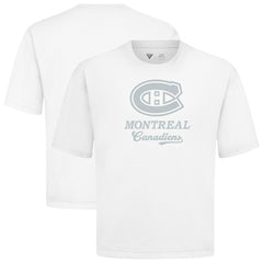 NHL Montreal Canadiens Levelwear Shadow Surge Luxe Signature Knit T-Shirt - White