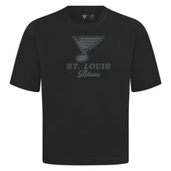 NHL St. Louis Blues Levelwear Shadow Surge Luxe Signature Knit T-Shirt - Black