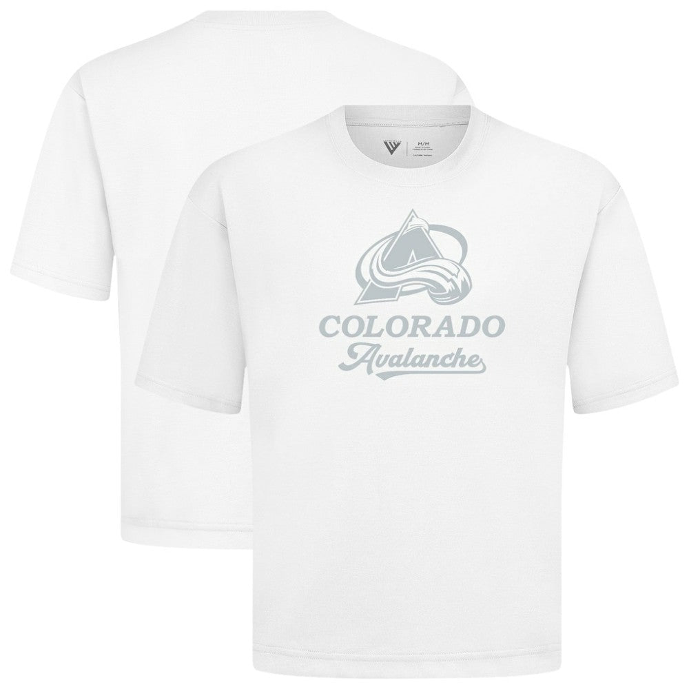 NHL Colorado Avalanche Levelwear Shadow Surge Luxe Signature Knit T-Shirt - White