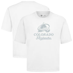 NHL Colorado Avalanche Levelwear Shadow Surge Luxe Signature Knit T-Shirt - White