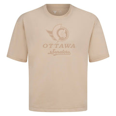 NHL Ottawa Senators Levelwear Shadow Surge Luxe Signature Knit T-Shirt - Khaki