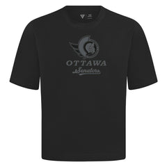 NHL Ottawa Senators Levelwear Shadow Surge Luxe Signature Knit T-Shirt - Black