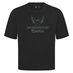 NHL Washington Capitals Levelwear Shadow Surge Luxe Signature Knit T-Shirt - Black