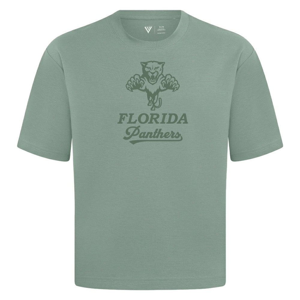 NHL Florida Panthers Levelwear Shadow Surge Luxe Signature Knit T-Shirt - Green