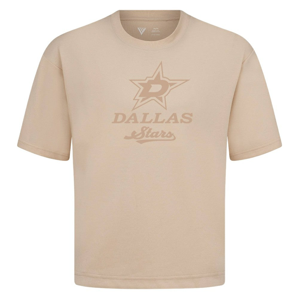 NHL Dallas Stars Levelwear Shadow Surge Luxe Signature Knit T-Shirt - Khaki