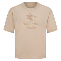 NHL San Jose Sharks Levelwear Shadow Surge Luxe Signature Knit T-Shirt - Khaki