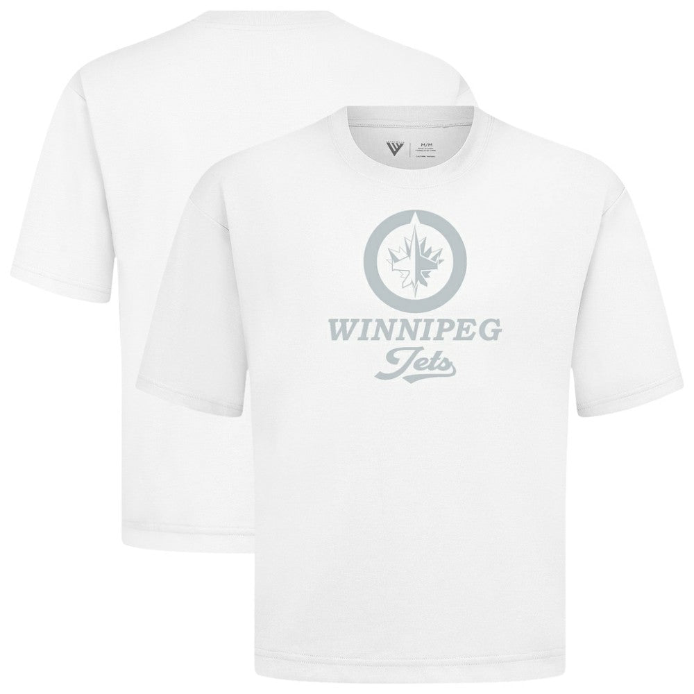 NHL Winnipeg Jets Levelwear Shadow Surge Luxe Signature Knit T-Shirt - White