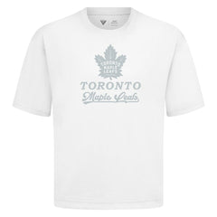 NHL Toronto Maple Leafs Levelwear Shadow Surge Luxe Signature Knit T-Shirt - White