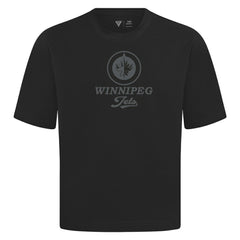 NHL Winnipeg Jets Levelwear Shadow Surge Luxe Signature Knit T-Shirt - Black