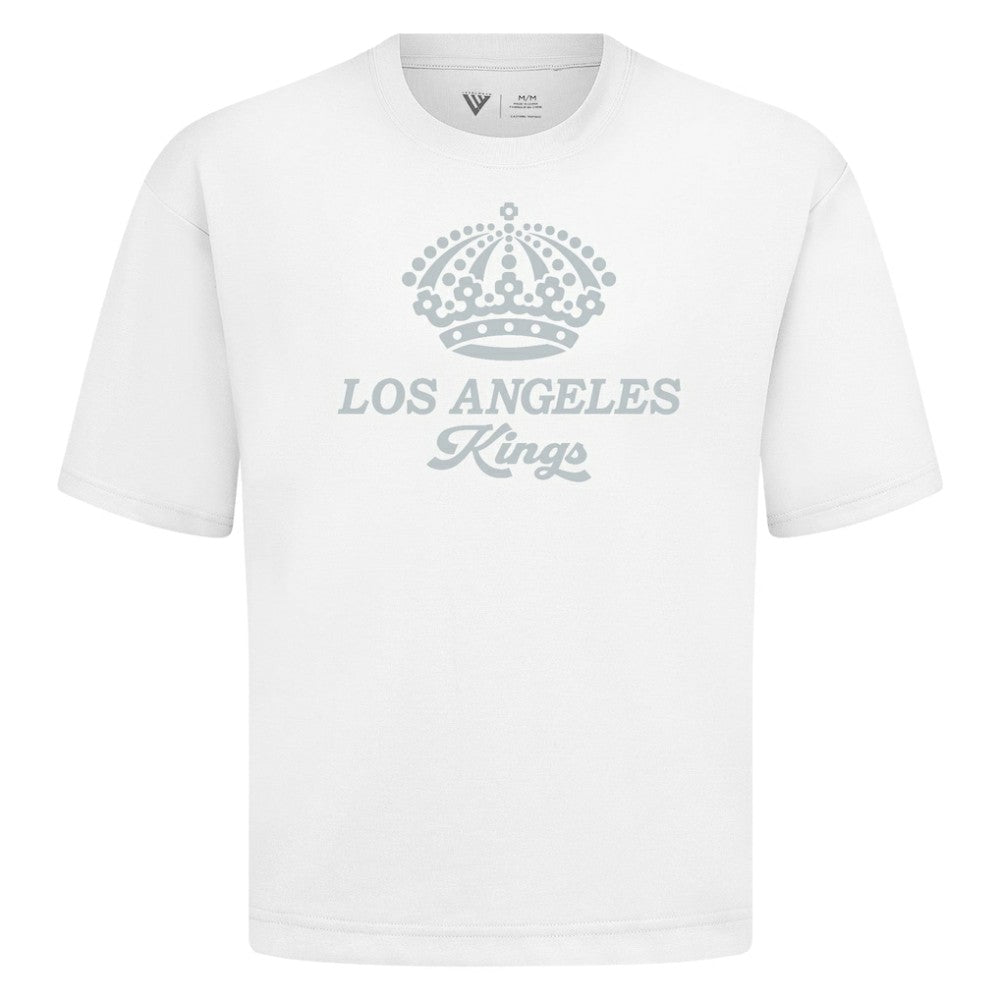 NHL Los Angeles Kings Levelwear Shadow Surge Luxe Signature Knit T-Shirt - White