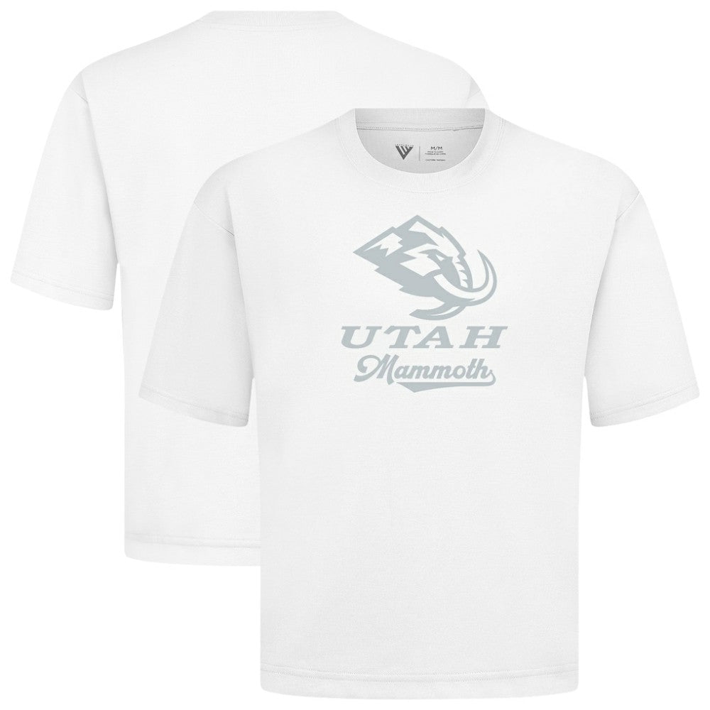 NHL Utah Mammoth Levelwear Shadow Surge Luxe Signature Knit T-Shirt - White