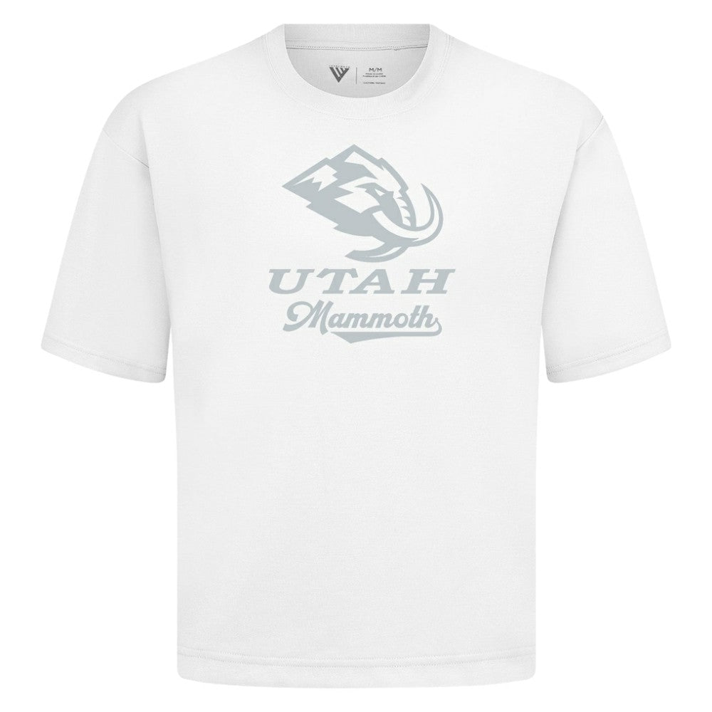 NHL Utah Mammoth Levelwear Shadow Surge Luxe Signature Knit T-Shirt - White