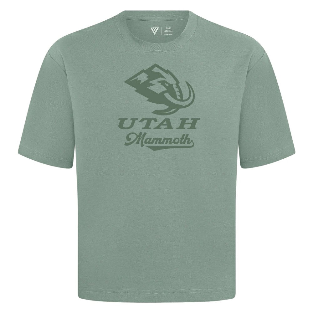 NHL Utah Mammoth Levelwear Shadow Surge Luxe Signature Knit T-Shirt - Green