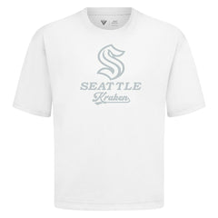 NHL Seattle Kraken Levelwear Shadow Surge Luxe Signature Knit T-Shirt - White